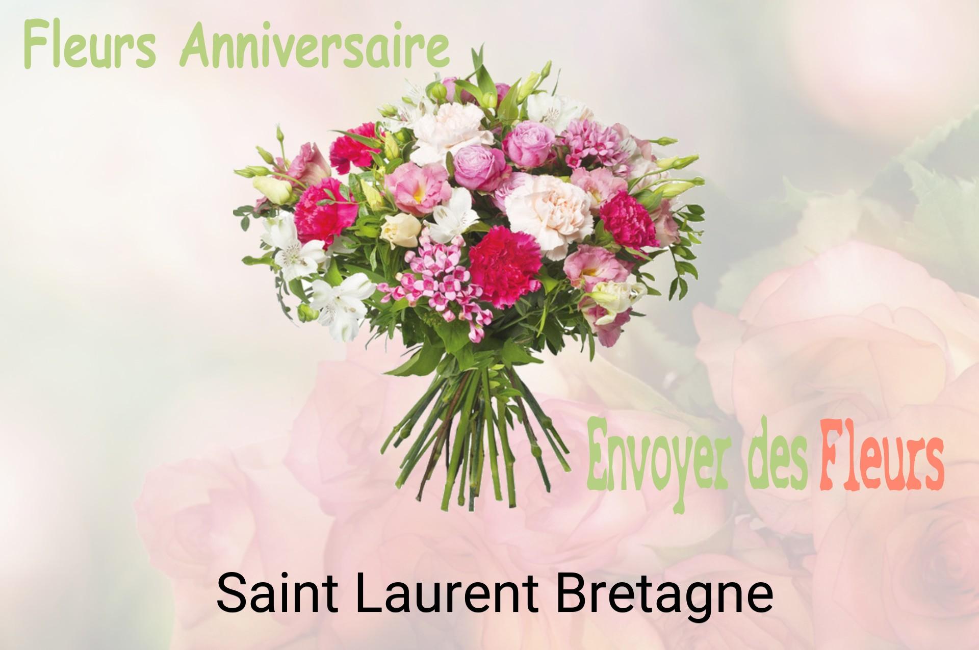 Bouquet de fleurs d’anniversaire livré à Saint-Laurent-Bretagne