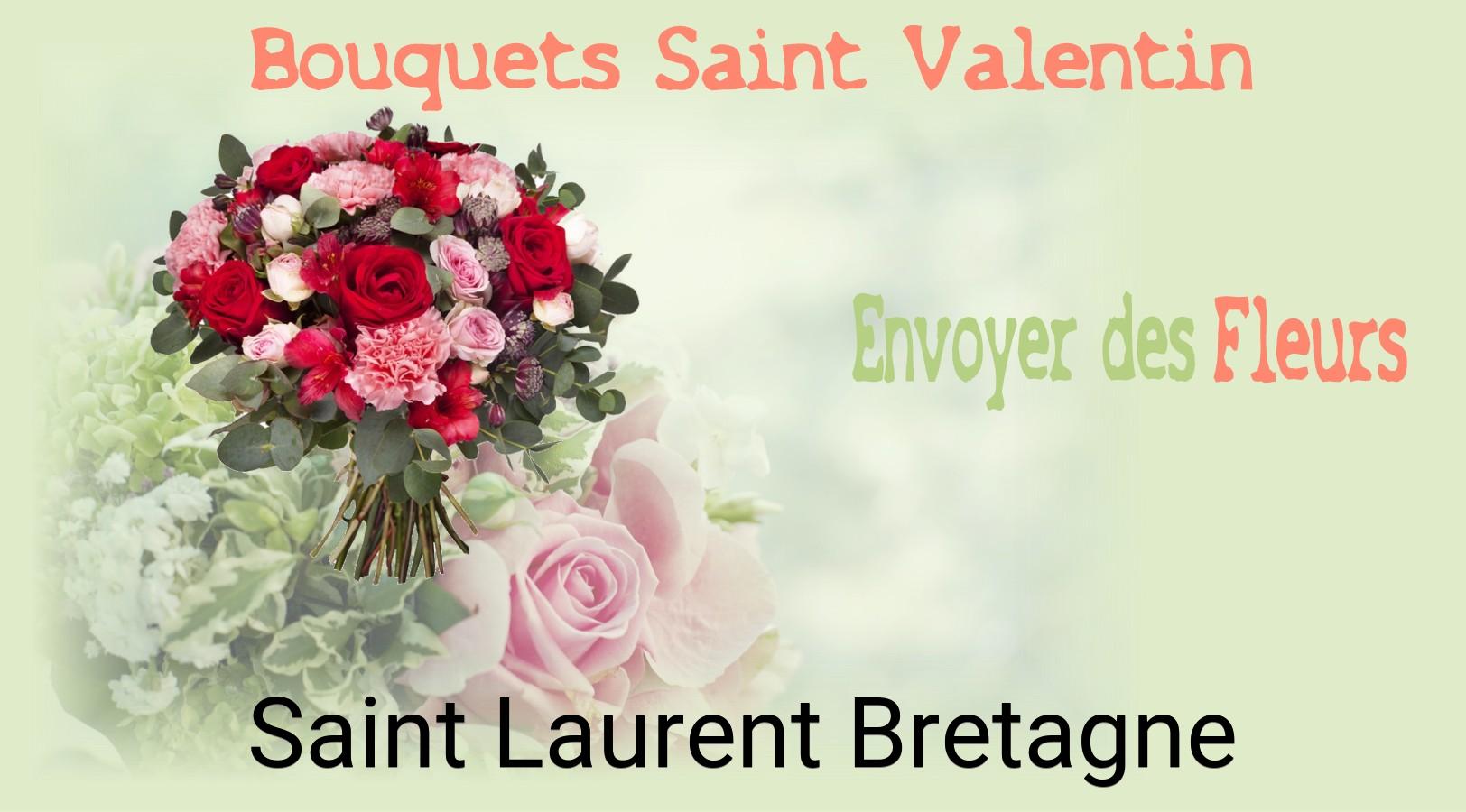 Roses de Saint-Valentin livrées à Saint-Laurent-Bretagne